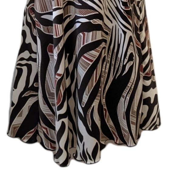 Nwt Fagioni animal print satin chemise slip dress medium - Picture 3 of 9